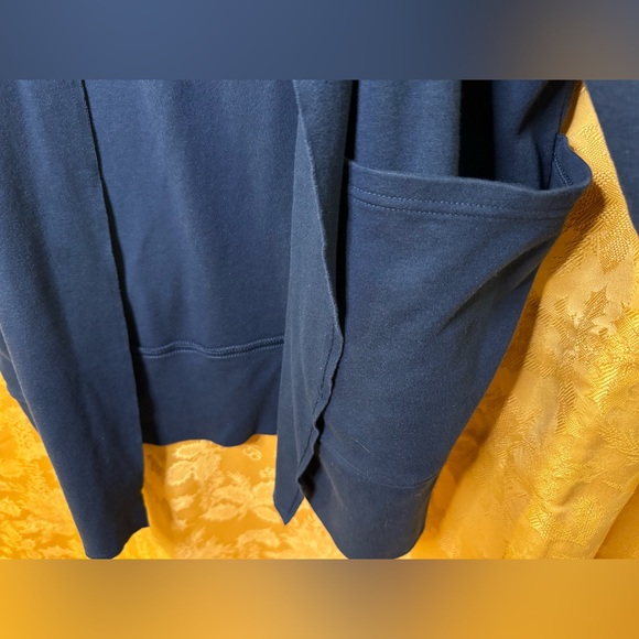 PACT cotton oversized blue unconstructed blazer - Picture 3 of 7